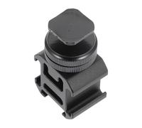 FONDOTIN Adaptateur Sabot Chaud Triple avec Vis pour Flash Support Trépied Micro et Accessoires DSLR Montage pour Appareil Photo