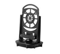 FONDOTIN Agitateur Téléphone Compteur de Pas Support Double, Plastique Noir, Facile à Utiliser et Ingénierie de Précision pour Téléphone Portable