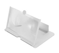 FONDOTIN Amplificateur Écran Téléphone Portable Créatif Grossissement Support Magnificateur Vidéo Blanc pour Films et Seniors
