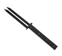FONDOTIN Ancrage Piquet Fixation Poteau Clôture Robuste Support Sol Profond Réparation Piquet Terre Fixation Poteau Usage Résidentiel et Commercial