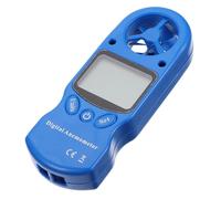FONDOTIN Anémomètre Numérique Portable Mini avec Hygrothermographe Pratique Mesure Précise Du Flux Air Vitesse Du Vent Affichage Rétroéclairé sans Batterie pour Usage Extérieur et