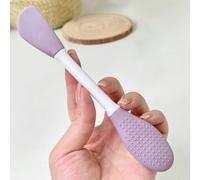 FONDOTIN Applicateur Masque Facial Double Tête Silicone Pinceau Flexible Doux pour Exfoliation et Application Outil Réutilisable pour Types de Peau