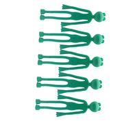 FONDOTIN Attache De Jardin De Grenouille 5pcs Décoration De Jardin Câbles De Support pour Plantes Fixation pour Branches Plastique Solide Et Réutilisable Jardinage