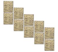 FONDOTIN Autocollants Lettres et Chiffres Dorés Pailletés 10 Feuilles 1 Pouce Autocollants Alphabet Adhésifs Résistants à L’Eau pour Décoration Scrapbooking Boîtes aux Lettres et