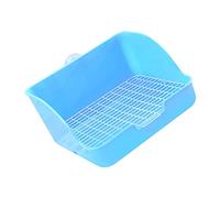 FONDOTIN Bac à Litière pour Petits Animaux Toilettes Anti-Spray pour Lapins Rongeurs Et Chinchillas Installation Facile Design Compact