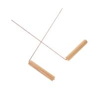 FONDOTIN Baguette de Sourcier en Laiton Robuste Lot de 2 Petite Taille Manche Métallique Outil de Radiesthésie pour Détection D’Eau Chasse aux Fantômes et Recherche D’Or Usage