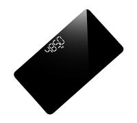 FONDOTIN Balance Électronique Portable Rechargeable Miroir Échelle de Poids Compacte pour Salle de Bain et Maison