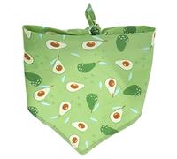 FONDOTIN Bandana Triangle pour Chiens Et Chats Écharpe Été Accessoire De Fête pour Animaux Design Floral Et Imprimé Avocat