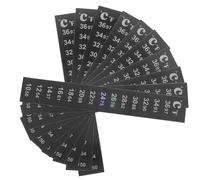 FONDOTIN Bande Thermométrique Autocollante pour Aquarium 10 Pièces 10-36°c Indicateur LCD à Changement de Couleur, Contrôle Précis de Température pour Fermentation, Levain et