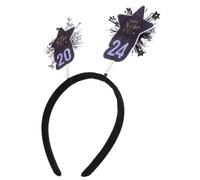 FONDOTIN Bandeau Nouvel An Étoile Chic Léger Non Tissé Accessoire Fête Unisexe pour Photos de Groupe et Tenues Festives