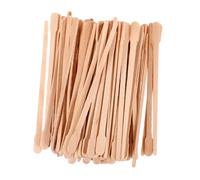 FONDOTIN Bâtonnets De Cire Ovales Pour Épilation Des Sourcils Et Nez 300 Pièces Taille 88 Mm En Bois Naturel Doux Pour Peau Usage Voyage Et Domicile