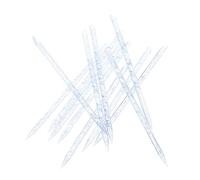 FONDOTIN Bâtonnets Repousse-cuticules en Plastique Bleu Outil Portable de Soin des Ongles 100 pour Manucure et Pédicure pour Salons et Soins Rapides