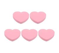 FONDOTIN Bloc-notes Autocollant Rose de Cœur, 500 Feuilles, Papier Adhésif Multifonction pour Bureau, École et Maison, Blocs de Messages Mémo Pratiques, Fournitures de Bureau Scolaires