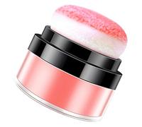 FONDOTIN Blush Visage Cushion Poudre Légère Matifiante Contrôle de Huile Teinte Saumon pour Joues Maquillage Naturel Facile à Estomper