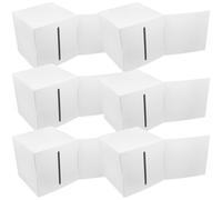 FONDOTIN Boîte à Billets de Tombola en Papier Lot de 6 Pièces Multifonctionnelle pour Urne Électorale et Collecte de Dons, Réutilisable, Format Standard, pour Fêtes et Événements Sociaux