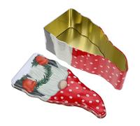 FONDOTIN Boîte à Bonbons de Noël Petite Boîte Portable pour Biscuits et Friandises Design Créatif Festif pour Maison École et Boutique