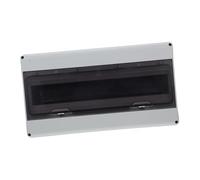 FONDOTIN Boîte de Protection Distribution Voies Étanche avec Rail Din pour Disjoncteurs Coffret Électrique Transparent Mural Intérieur pour Contrôle et Sécurité Circuit Électrique