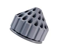 FONDOTIN Boîte de Rangement Rotative pour Mèches de Perceuse Compartiments Nid Abeille Support Organiseur Pratique PE Protection et Classement des Embouts de Ponçage