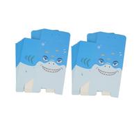 FONDOTIN Boîtes à Dragées en Papier de Requin Bleu, 25 Pièces, Coffrets Présents pour Shower et Fêtes Prénatales, Emballage Léger et Sûr pour Bonbons et Friandises