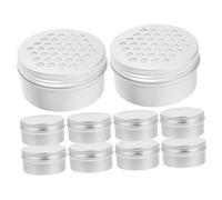 FONDOTIN Boîtes D’entraînement Olfactif pour Chiens 80 ML en Aluminium Couvercles Filetés 37 Trous Kit De Dressage à L’Odeur pour Travail Chien De Recherche Professionnelle