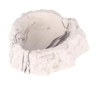 FONDOTIN Bol Alimentation pour Reptiles Résine Plateau Élevage Anti-débordement pour Tortue Gecko Serpent et Petits Animaux Facile à Nettoyer et Sécurisé pour Santé des Animaux