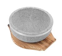 FONDOTIN Bol Coréen avec Base Carbonisé Résistant Haute Température sans Revêtement pour Bibimbap Soupe Riz Ustensile Cuisine Traditionnelle