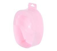 FONDOTIN Bol de Soin des Ongles Rectangulaire Unique Rose Multifonction pour Manucure Professionnelle et Usage Personnel Bain de Trempage Ergonomique
