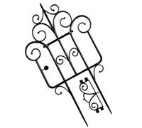 FONDOTIN Bordure de Jardin Décorative en PVC 40X22 CM Clôture Européenne en Plastique Flexible Protection de Pelouse et Parterres Installation sans Creuser Bordure pour Balcon et Cour