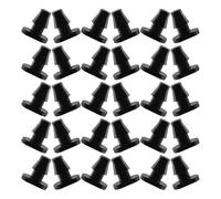FONDOTIN Bouchon D'extrémité pour Tuyau D'irrigation Goutte à Goutte 4 Mm, Plastique Noir, 200 Pièces, Connecteur Barbelé Fiable pour Système D'arrosage Extérieur
