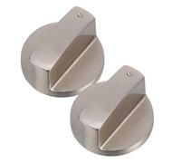 FONDOTIN Boutons De Remplacement Zinc Pour Réchaud à Accessoires De Cuisine Universels Igniteur Rotatif Pour Four Et Cuisinière De Métal Argenté