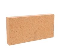 FONDOTIN Brique Réfractaire en Argile 23 X 11,5 X 4 Cm Bloc Isolant Haute Température pour Poêles à Bois, Fours à Pizza, Cheminées et Foyers Extérieurs Accessoires Résistants, Compatibles