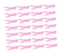 FONDOTIN Broche à Ruban Amovible pour Sensibilisation Cancer du Sein, Collection de 100 Pièces, Ruban Décoratif Rose, Accessoire Portable pour Campagne de Prévention et Soutien Féminin