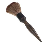 FONDOTIN Brosse à Cheveux Professionnelle Plumeau Coupe de Cheveux Facile à Utiliser Marron en Bois et Fibre, Manche Long pour Usage Personnel et Salons