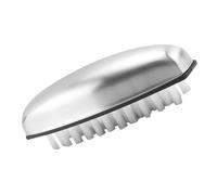 FONDOTIN Brosse Inox Nettoyante Multifonction Pour Ongles Et Mains Éliminateur Odeurs Naturel Après Aliments Forts Oignon Et Poisson Poils Nylon Durables Usage Cuisine Et Salle De Bain
