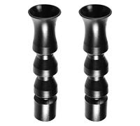 FONDOTIN Buse de Sortie d'eau Plate pour Aquarium 20 MM Lot de 2 Pièces en Plastique Résistant Bec de Canard Orientable à 360° pour Filtration et Circulation Optimale de l'eau en