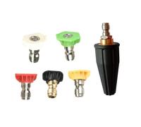 FONDOTIN Buse Pulvérisateur Rotative pour Nettoyeur Haute Pression avec Embouts Spray Colorés Buse Turbo Rotative pour Nettoyage et Polyvalent