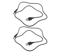 FONDOTIN Câble de Chargement USB 5V 1A pour Poubelle Intelligente, Câble de Recharge en Plastique, Lot de 2 Pièces, Compatible la Cuisine, Bureau et Maison, Accessoire de Remplacement pour