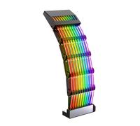 FONDOTIN Câble Rallonge Argb Broches pour Alimentation PC Câble Extension RGB Synchronisé Gaine Tressée Compatible ATX et Matx et Résistant