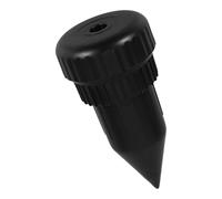 FONDOTIN Cache-clés Extérieur en Plastique Noir de Buse D’arrosage, Étui de Rangement Résistant aux Intempéries pour Clés et Bijoux, Conteneur Secret Compact pour Jardin et Usage Extérieur