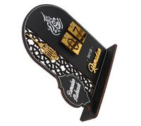 FONDOTIN Calendrier de L'aïd 2026 en Acrylique Noir Autoportant - Décoration de Table pour Salon et Bureau - Compte à Rebours Ramadan et Aïd Moubarak - Calendrier Rappel Islam Décoratif