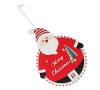 FONDOTIN Calendrier de Noël Suspendu Bois avec Pendentif Ancien Décoration Festive et Compte à Rebours pour Arbre de Noël Calendrier Suspendu pour Fête