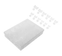 FONDOTIN Capsules D’ongles Acryliques Carrées Transparentes Extra Courtes, 600 Pièces Demi-recouvrement Mates, Faux Ongles à Coller pour Manucure Professionnelle et Usage à