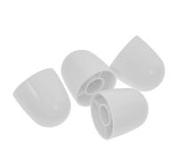 FONDOTIN Capuchons pour Boulons de Wc Blancs Lot de 4 Cache-Vis Décoratifs Universels pour Siège de Toilette Accessoires pour Installation Rapide et Nettoyage Facile en Salle de Bain