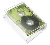FONDOTIN Cassette Audio Vierge Enregistrable 40-60 Mini Cassettes Rétro en Plastique Vert Fruité Compatible Magnétophones Portables Bandes Vierges pour Interview, Discours et Anniversaire