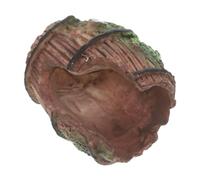 FONDOTIN Caverne De Cachette pour Reptiles Accessoire Plastique pour Terrarium Refuge pour Araignées Et Petits Animaux pour Hiding Et