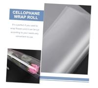FONDOTIN Cellophane Wrap Roll Transparent Fleuriste Film Opp Mil Pour Fleurs DIY Pratique