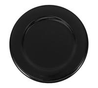 FONDOTIN Chapeau de Brûleur en Fer Noir pour Cuisinière à Gaz, Facile à Nettoyer et Réutilisable, Cuisine Compacte et Remplacement