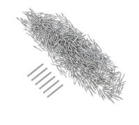 FONDOTIN Clous de Plinthe à Double Tête sans Jointures 600 Pièces avec 6 Douilles en Acier Carbone, Clous D'installation Invisibles pour Panneaux Acoustiques et Meubles,