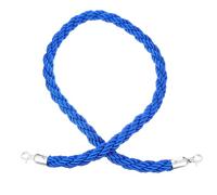 FONDOTIN Corde de Barrière Tressée avec Crochets Auto-fermants pour Contrôle de Foule et File Attente Séparateur Élégant pour Hôtels et Événements