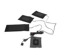 FONDOTIN Coussin Chauffant Électrique USB pour Vêtements Plaque Chauffante Flexible Imperméable Fibre de Chauffage Rapide pour Veste Protection Dos et Épaules Usage Professionnel et Voyage